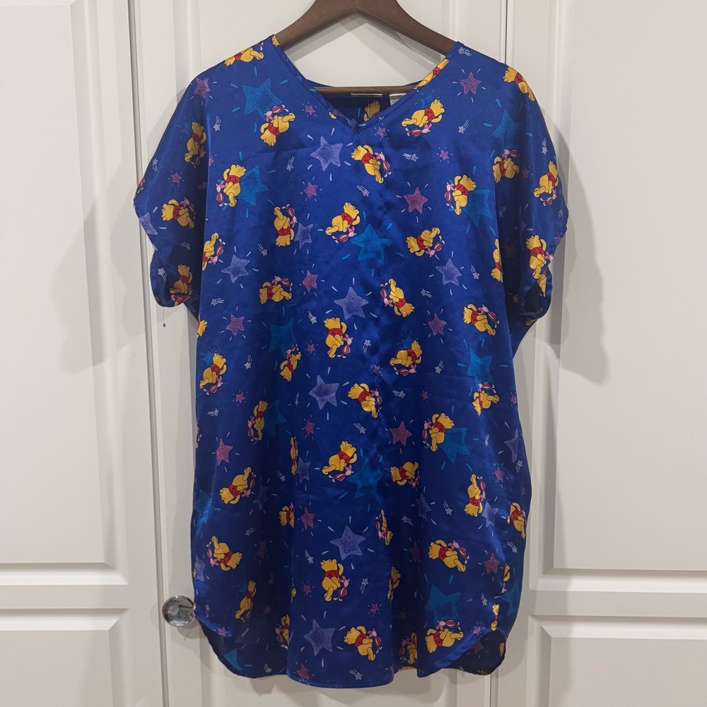 Blue Winnie the Pooh Night Gown